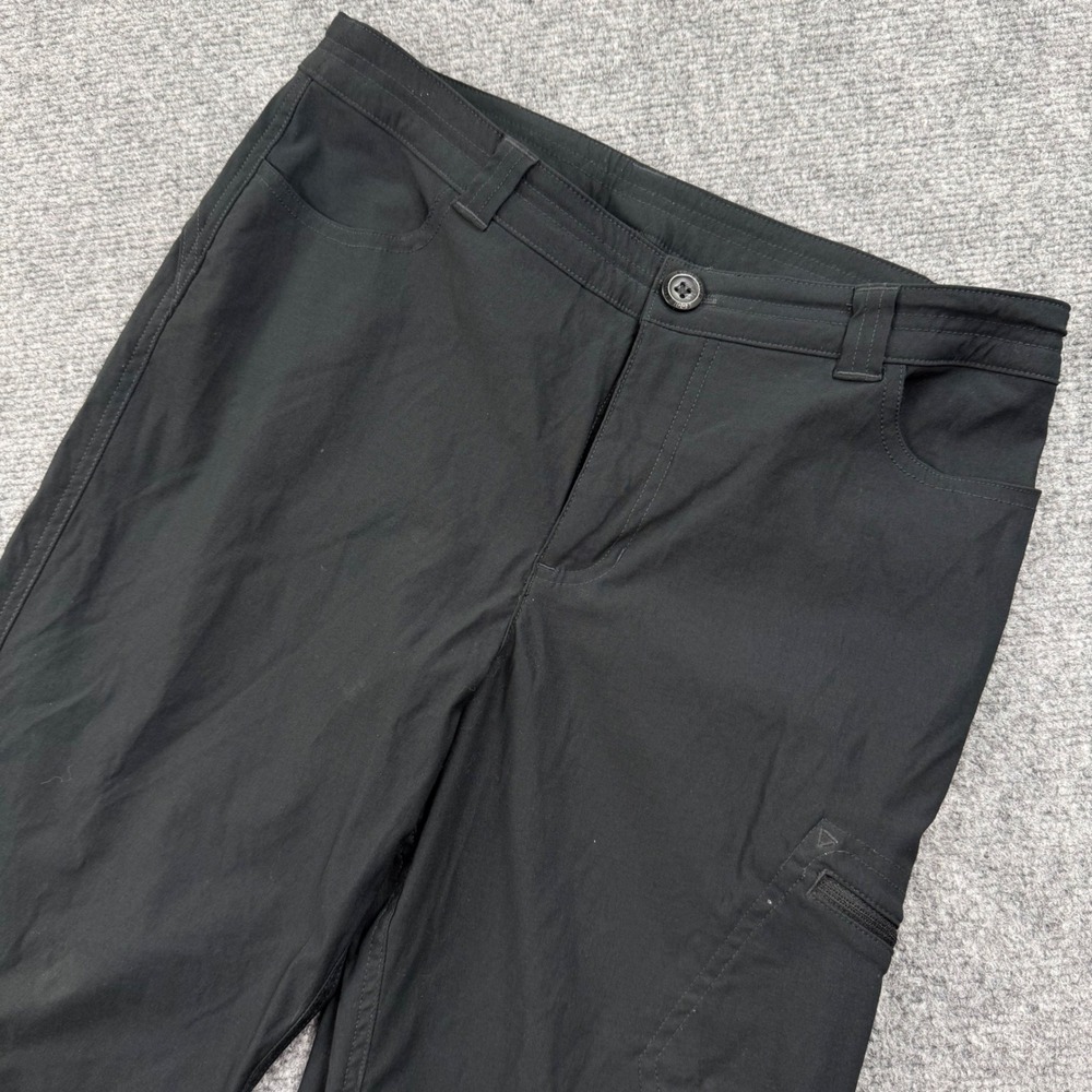 Eddie Bauer Tech Capri 4 Black WR Water Resistant Hiking Outdoor Women